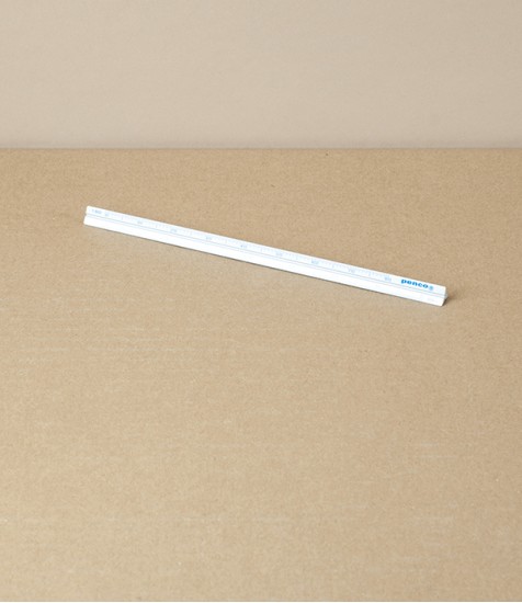 Japanese Aluminium Drafting Scale, Silver