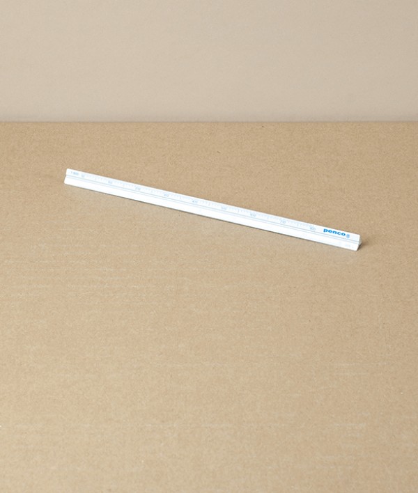 Japanese Aluminium Drafting Scale, Silver