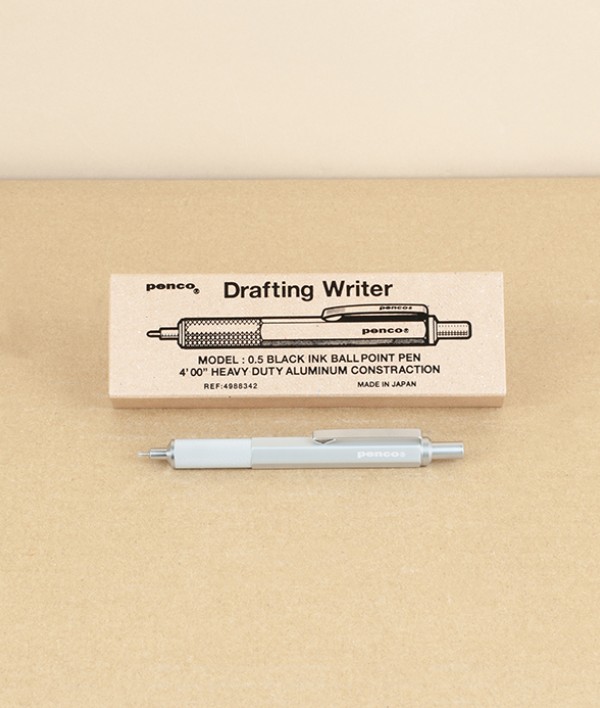 Penco Drafting Ballpoint, Silver