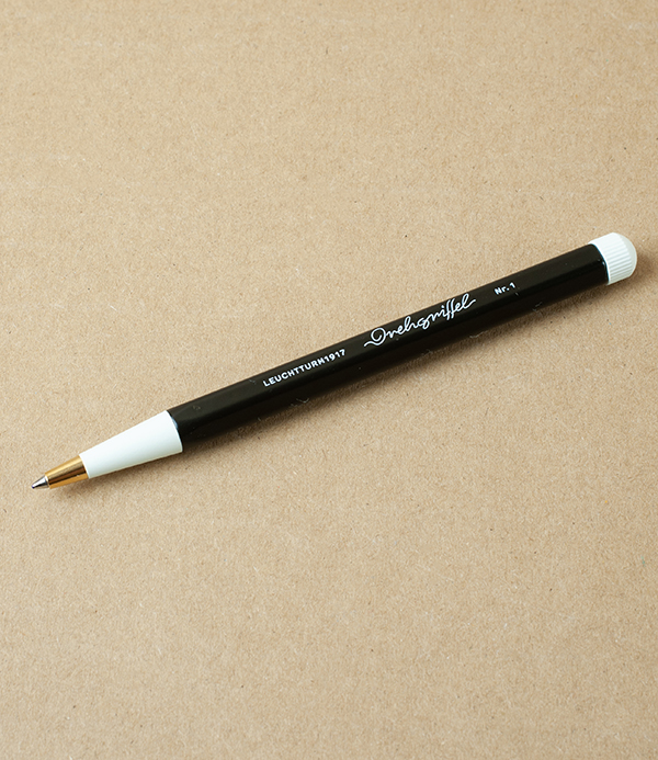 Drehgriffel Number 1, Ballpoint Pen, Black