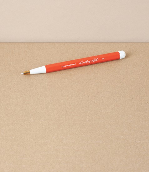 Drehgriffel Number 1, Ballpoint Pen, Fox Red
