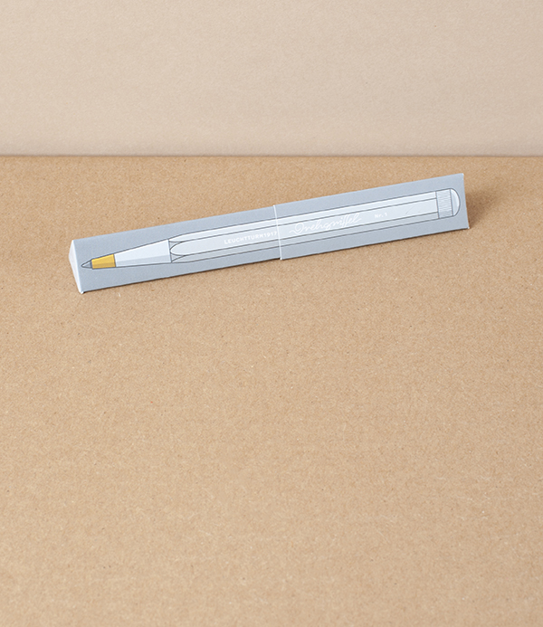 Drehgriffel Number 1, Ballpoint Pen, Light Grey
