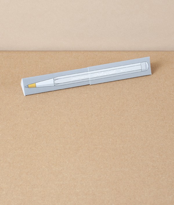 Drehgriffel Number 1, Ballpoint Pen, Light Grey