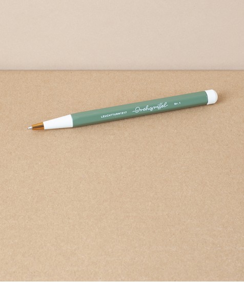Drehgriffel Number 1, Ballpoint Pen, Olive