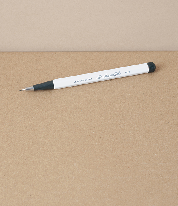 Drehgriffel Number 2, Mechanical Pencil, White