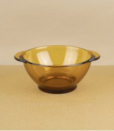 Duralex amber bowl with handles, 51cl