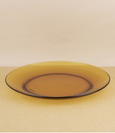 Duralex amber dinner plate, 23.5cm