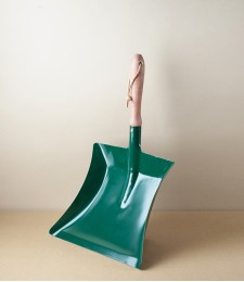 Hand Shovel, Painted Steel & Beech