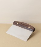Lamson Dough Scraper with Walnut Handle, 3” by 6”