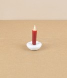 Japanese coloured candle & stand set