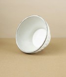 Japanese Earthenware Fluted Table Bowl