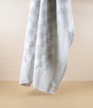 Jacquard Woven Square Kitchen Towel, 80cm, Beige