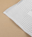 Jacquard Woven Square Kitchen Towel, 80cm, Beige