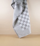 Jacquard Woven Square Kitchen Towel, 80cm, Taupe 