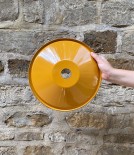 Turkish Enamel Pendant Lightshade, Yellow