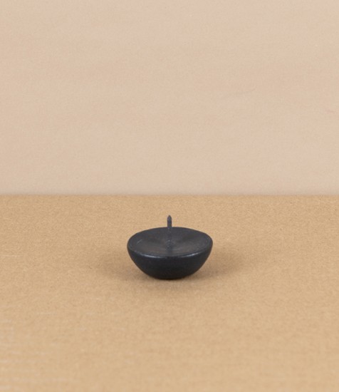 Japanese Ensō Candle Stand, Black