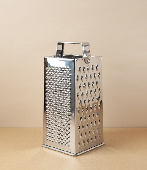 Italian Universal Box Grater, Stainless Steel, Large 