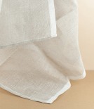 Natural unbleached European linen scrim