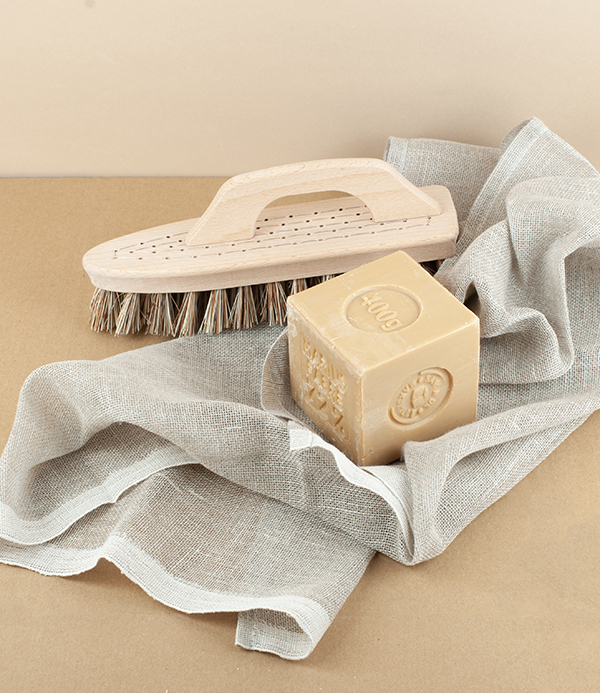 Natural unbleached European linen scrim