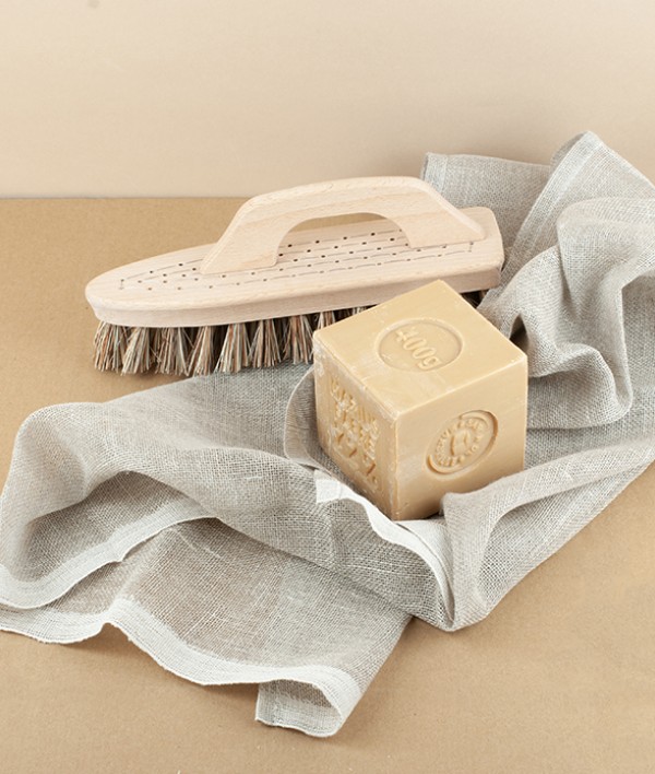 Natural unbleached European linen scrim