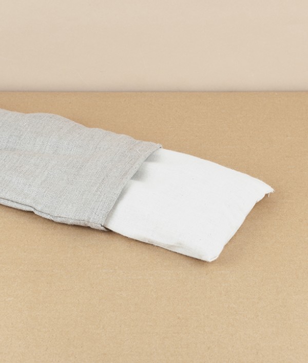 Cotswolds Wheat Eye Pillow, Natural Linen