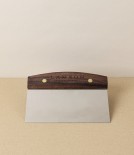 Lamson Dough Scraper with Walnut Handle, 3” by 6”