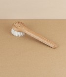 Swedish face brush for dry use, goat hair