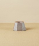 Hand-Thrown Faceted Candle Holder, Medium
