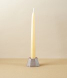 Hand-Thrown Faceted Candle Holder, Medium
