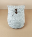 Hand Made Felted Wool Yutanpo Cover, Grey
