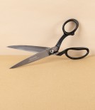 Fennek Italian Double Point Tailor’s Shears, Black Bows, 10.5”