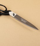 Fennek Italian Double Point Tailor’s Shears, Black Bows, 10.5”