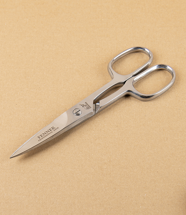 Fennek Italian 'Moderna' Kitchen Scissors, Stainless Steel, 19cm