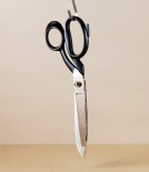 Fennek Italian Tailor’s Shears, Black Bows, 8”