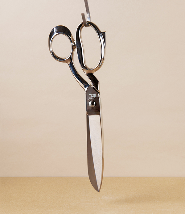 Fennek Italian Tailor’s Shears, All Nickel, 10”