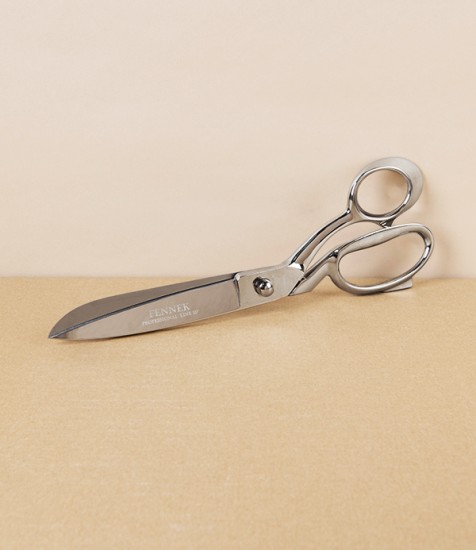 Fennek Italian Tailor’s Shears, All Nickel, 10”