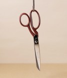 Fennek Italian ‘Wiss’ Dressmaker’s Shears, Red Bows, 8”