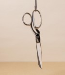 Fennek Italian 'Wiss' Dressmaker’s Shears, All Nickel, 8"