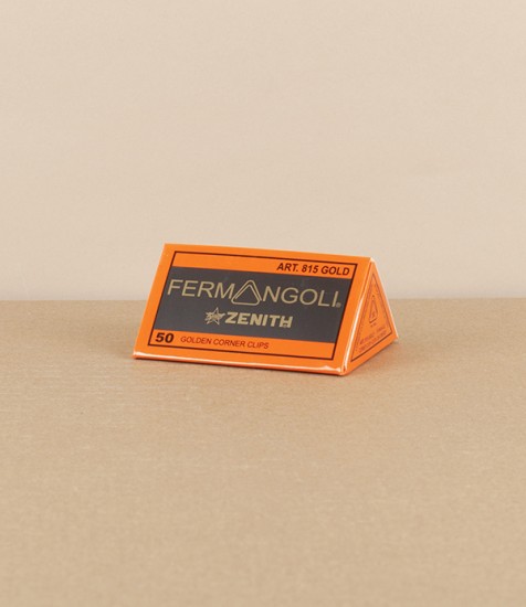 Zenith Fermangoli Corner Clips, Gold
