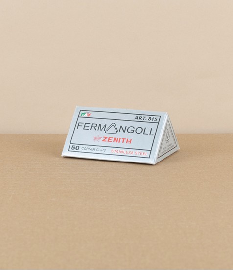 Zenith Fermangoli Corner Clips, Silver
