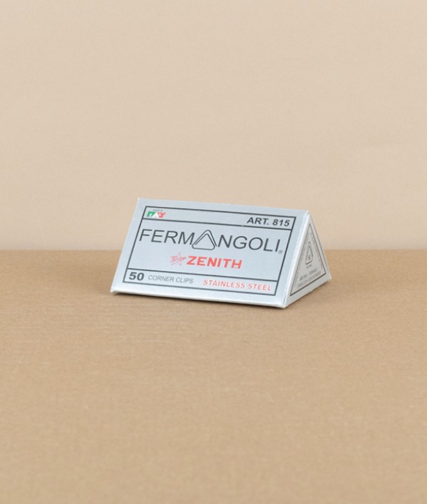Zenith Fermangoli Corner Clips, Silver
