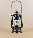 Feuerhand 276 storm lantern, Jet Black