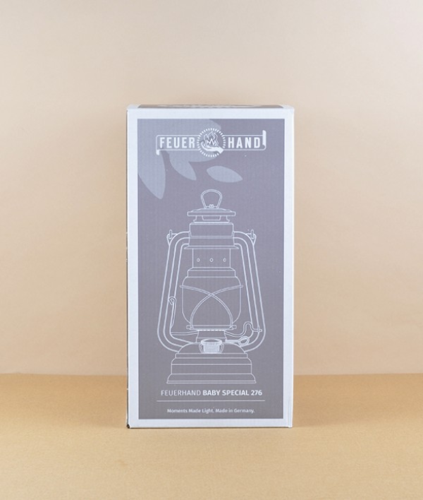 Feuerhand 276 storm lantern, Jet Black