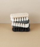 Finnish Bath Brush, Tar Birch, White Bristle