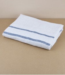 Finnish Washed Linen Flat-Weave Bath Towel