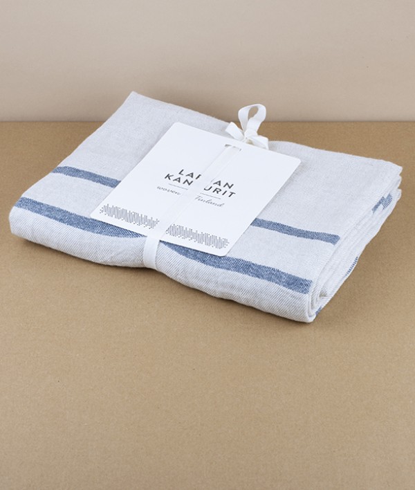 Finnish Washed Linen Flat-Weave Bath Towel