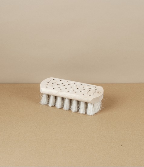 Finnish Bath Brush, Birch, White Bristle
