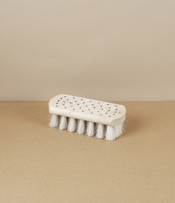 Finnish Bath Brush, Birch, White Bristle