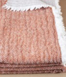 Finnish Double-Sided Wool Blanket, Cinnamon Beige