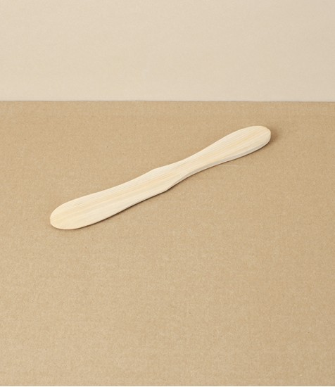 Finnish hand made butter knife, birch wood